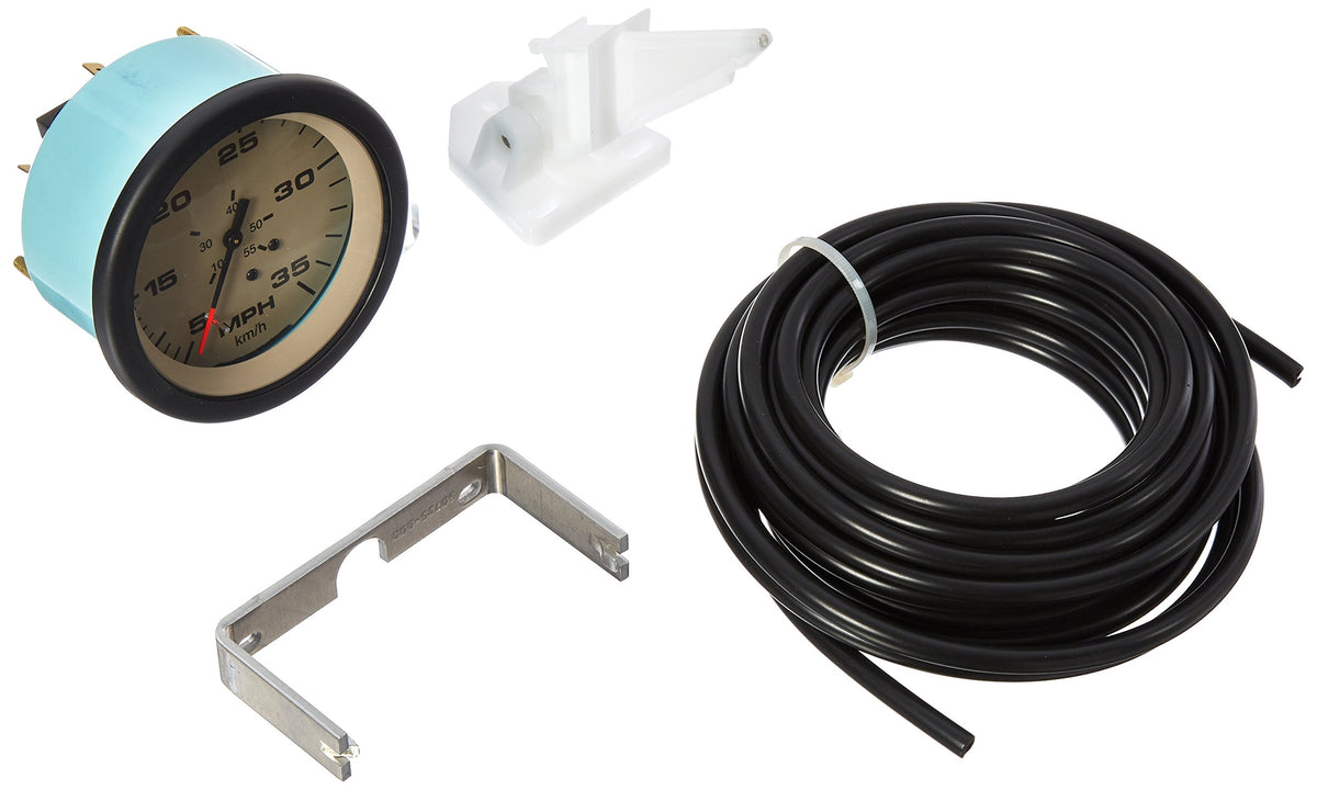 Sierra 61826P Sahara Pitot Speedometer Kit, 3 Inch Dial, 5-35 MPH