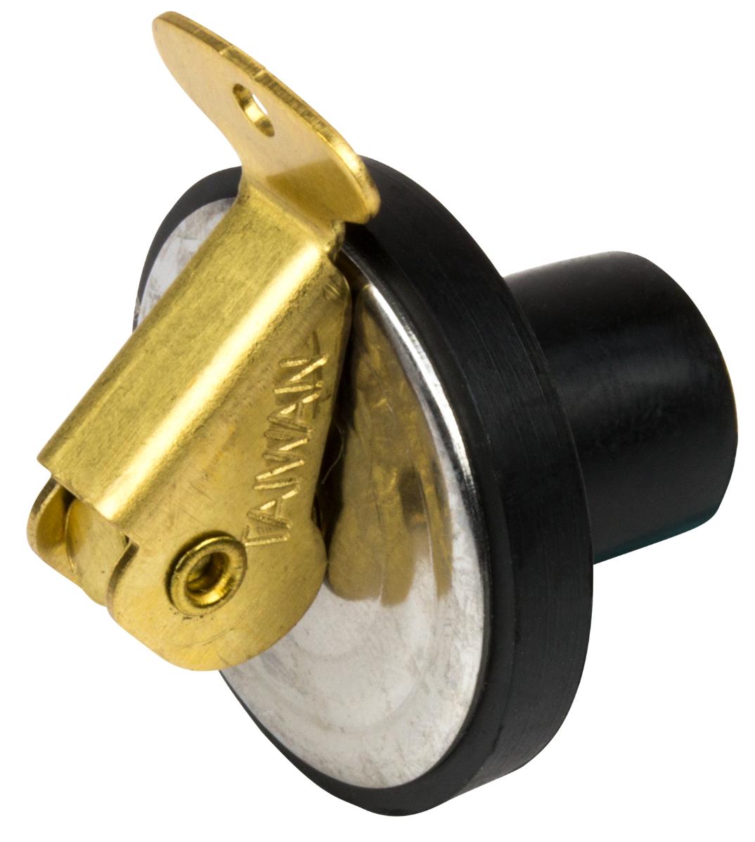 Sea-Dog Brass Baitwell Plug, 3/8 Inch, Cam-Action Livewell Drain Plug (520091-1)