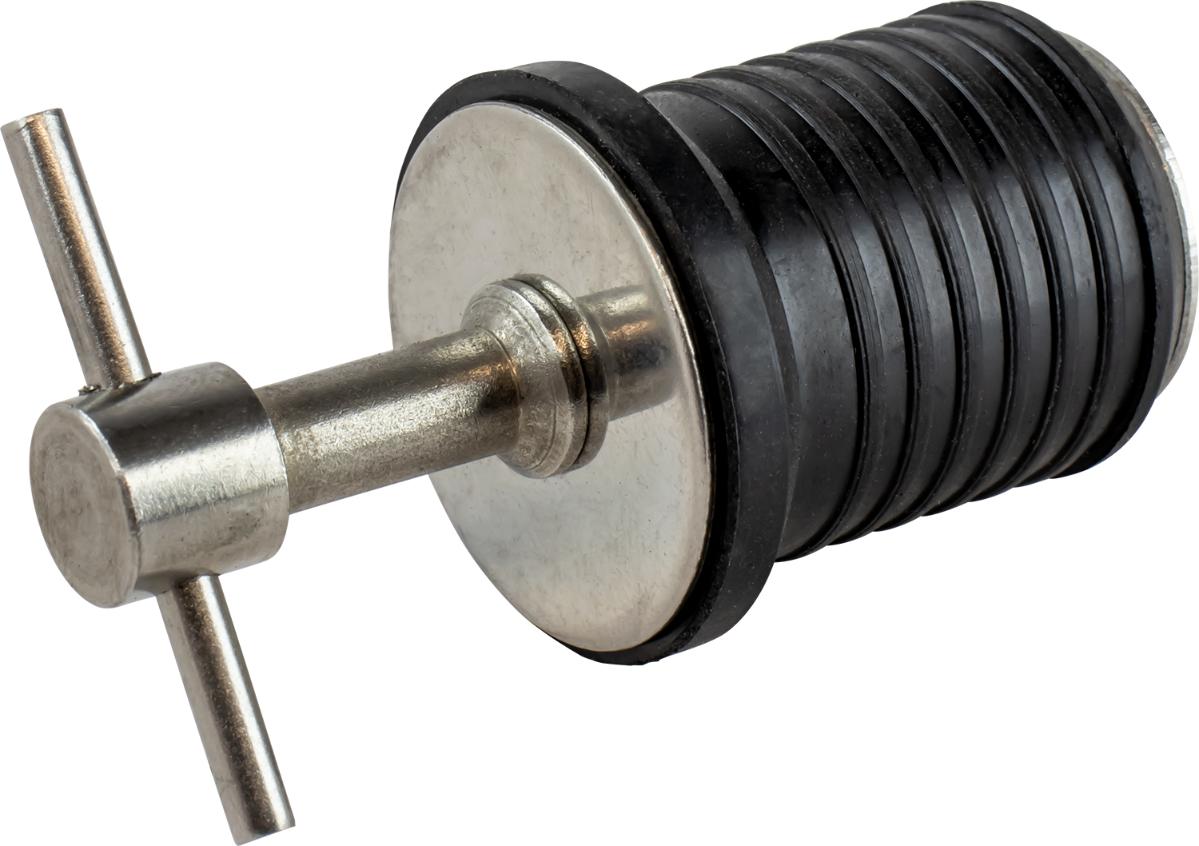 Sea-Dog T-Handle Drain Plug 520085-1, 1 Inch, Stainless Steel and Nitrile Rubber