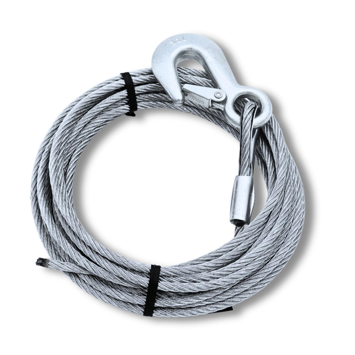 Tie Down Engineering Winch Cable 59395, 7/32 in x 25 ft, Fits 912A and 912C Winches