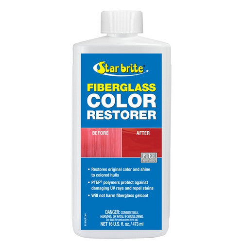 Star brite Fiberglass Color Restorer for Colored Boat Hulls, 16 oz, 081816PW