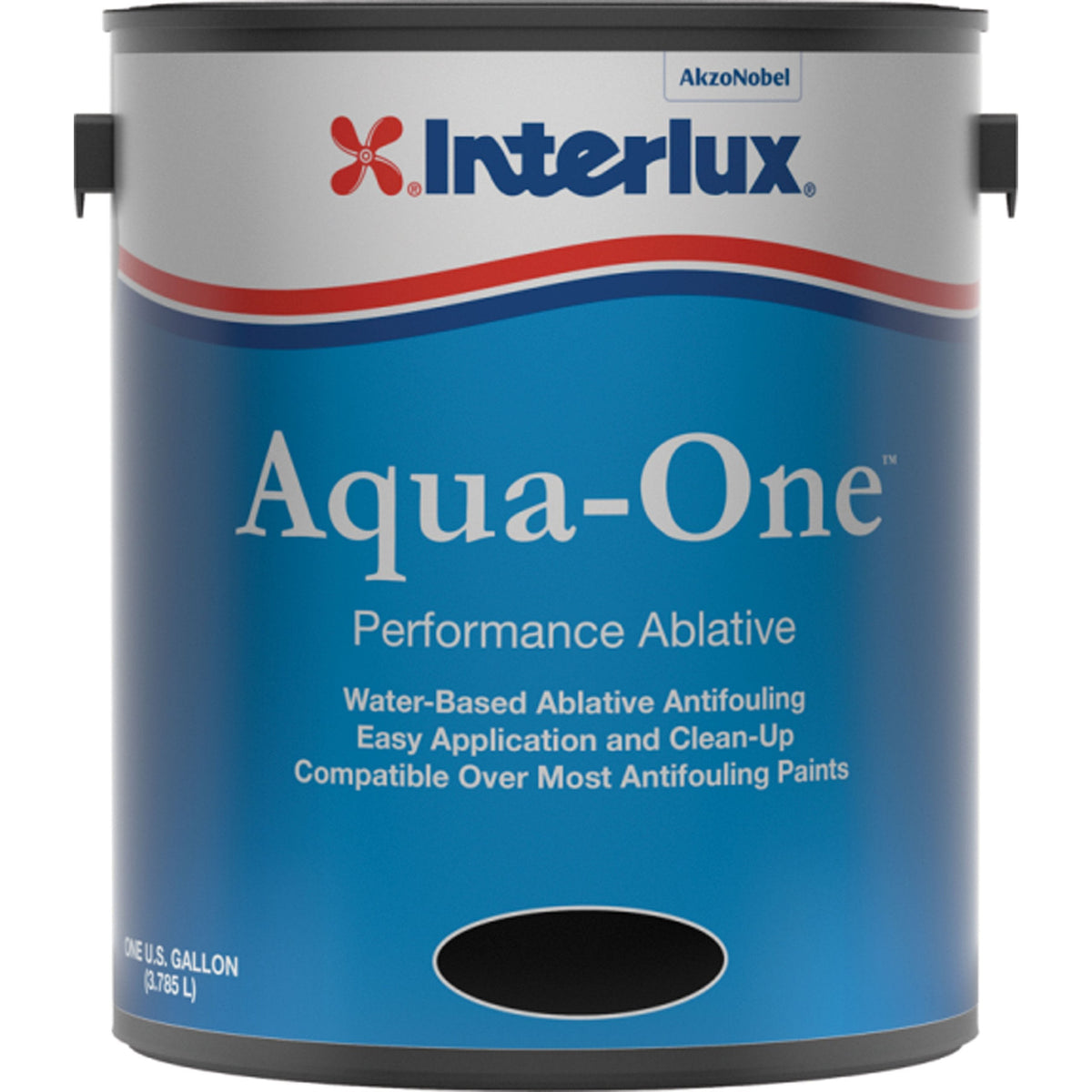 Interlux Aqua-One Performance Ablative Antifouling Bottom Paint - Available in Black, Green, Red, Quart to 1 Gallon