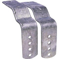 Tie Down Engineering 86260 Offset Fender Brackets for 8 and 12 Inch Metal Fenders, Galvanized, Pair