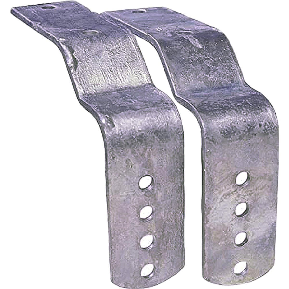 Tie Down Engineering 86260 Offset Fender Brackets for 8 and 12 Inch Metal Fenders, Galvanized, Pair