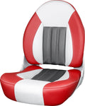 Tempress 68450 Probax High-Back Orthopedic Boat Seat, Red/Gray/Carbon