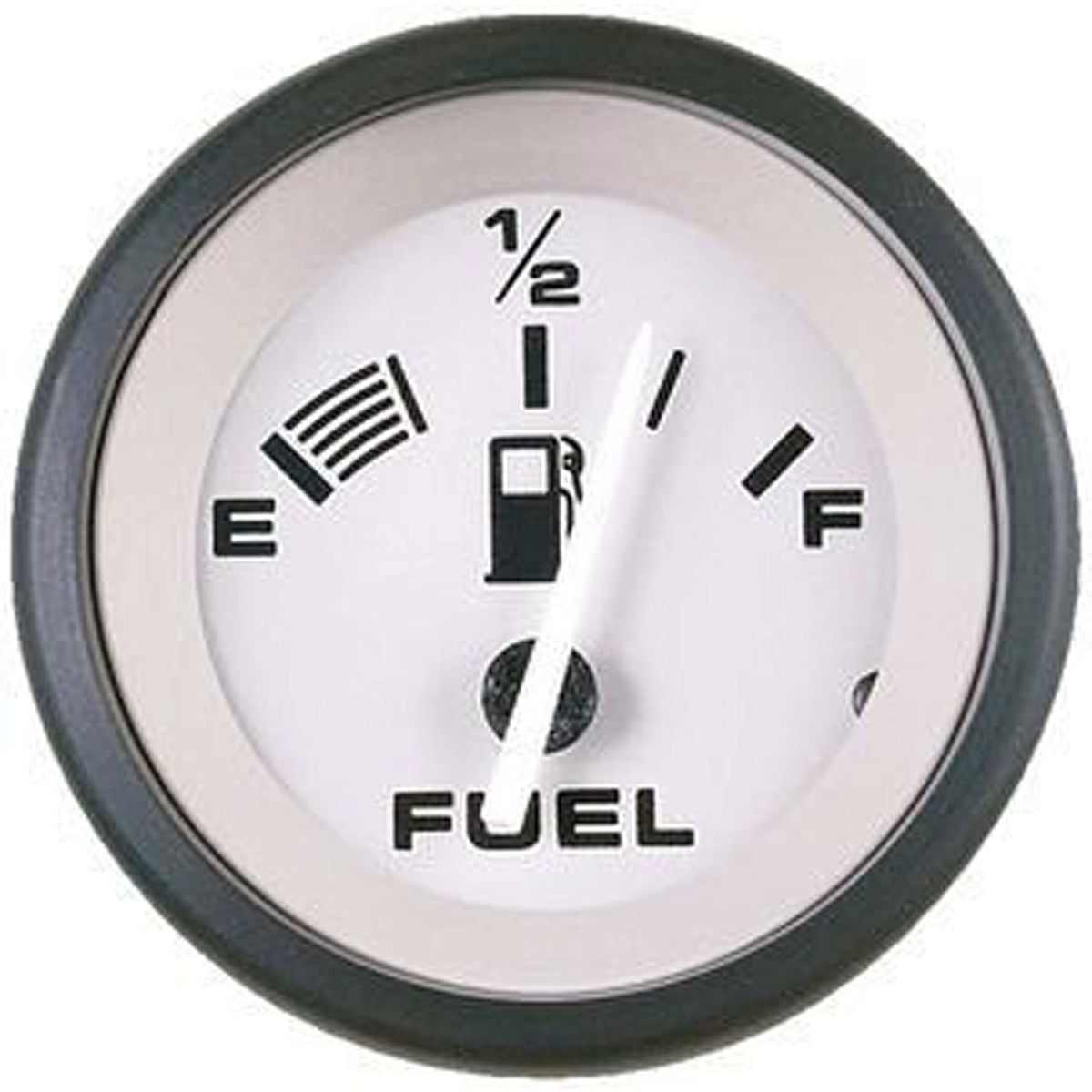 Sierra 61549P Driftwood 2 Inch Fuel Gauge, 12V, E-1/2-F Dial