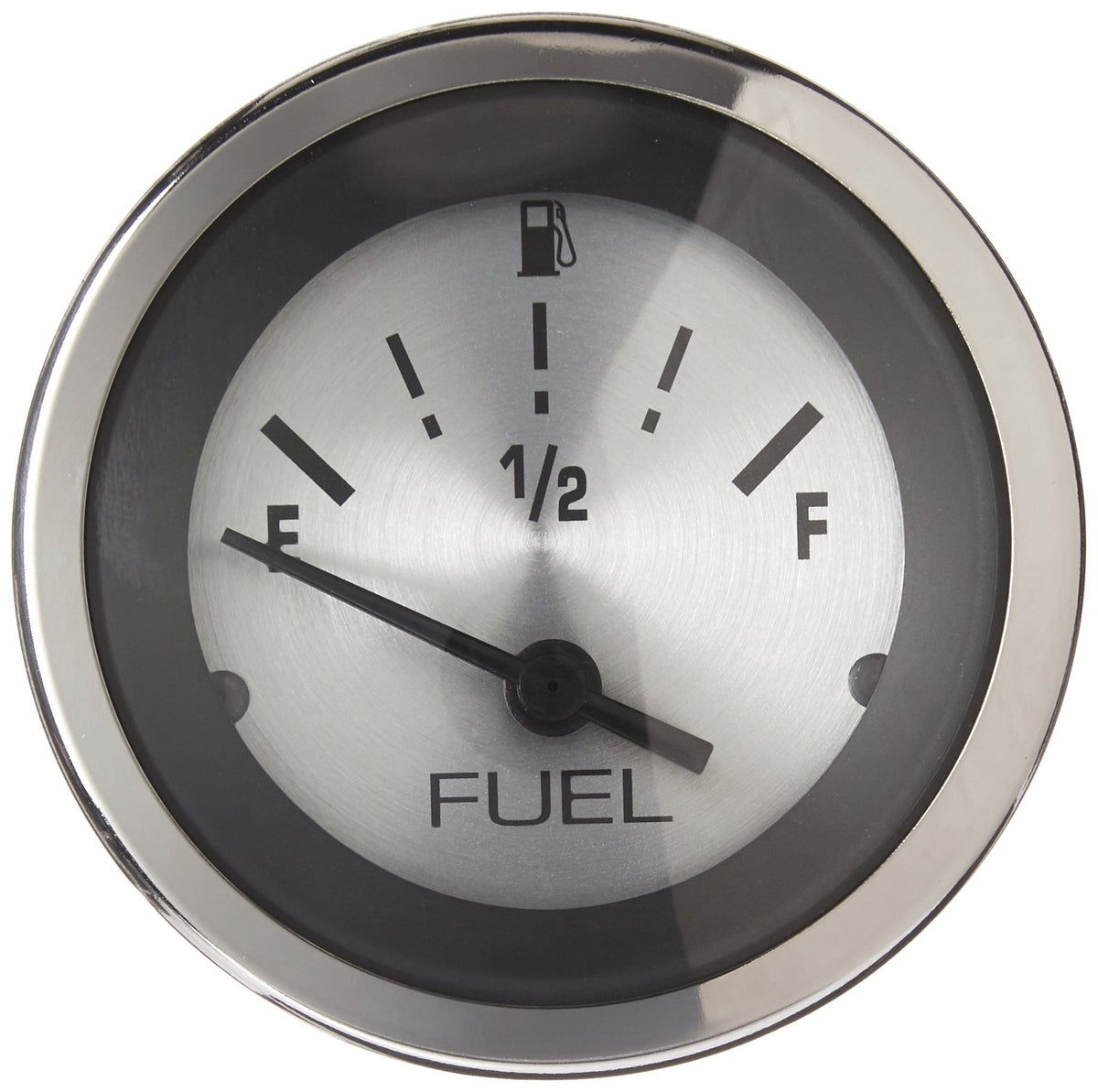 Sierra 63477P Sterling 2 Inch Fuel Gauge, E-1/2-F Dial Range