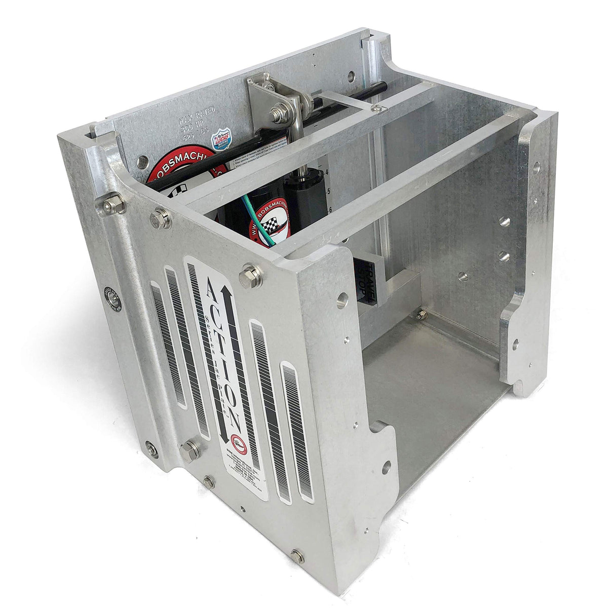 Bob's Machine 10 Inch Setback Jack Plate, 300 HP Max, Aluminum - 100-111000-NOPC-NOSPN-NG