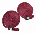 Taylor Made Fender Loc Fender Lines, 3/8 Inch D x 6 Foot L, Cranberry, Pair