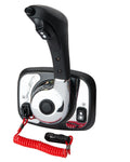 SeaStar CHX8052P Side Mount Control Box, Chrome Handle, Starboard Gunwale, I/O and Outboard