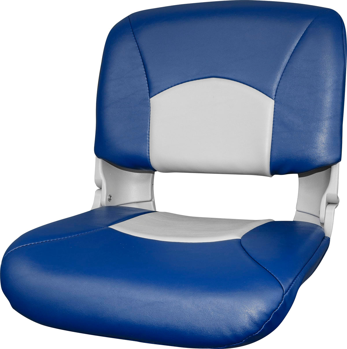 Tempress 45607 All-Weather High-Back Boat Seat, Blue/Gray Vinyl, Folding