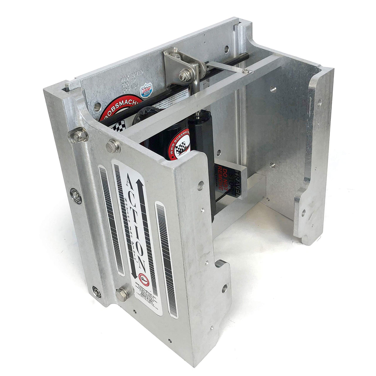 Bob's Machine Shop Action Series 8 Inch Jack Plate, 300 HP Max, Part 100-108001-NOPC-NOSPN-NG