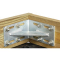 Tie Down Engineering Inside Corner Dock Bracket, Commercial Grade, 8-1/4 in. X 5 in. With 3 in. Elongated Holes, Part 26417