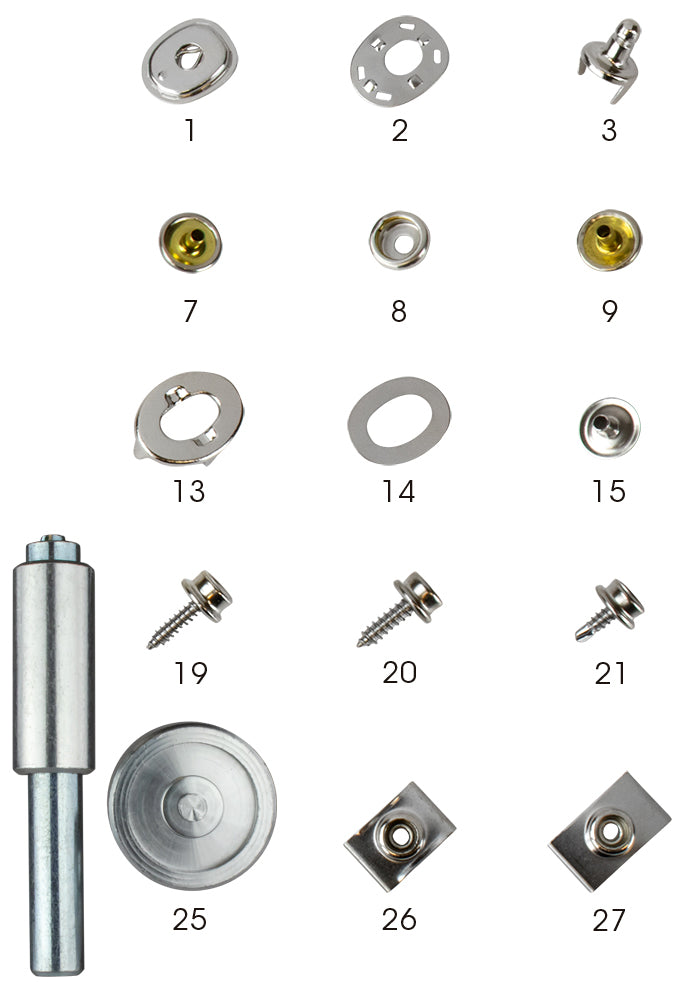 Sea-Dog Snap Turn Buckle Eyelet & Washer Set, Stainless Steel, Part 299118-1