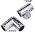 Sea-Dog 90 Degree Rail Tee Fitting, 7/8 Inch Tube, Chrome Plated Die Cast Zinc, 296090-1