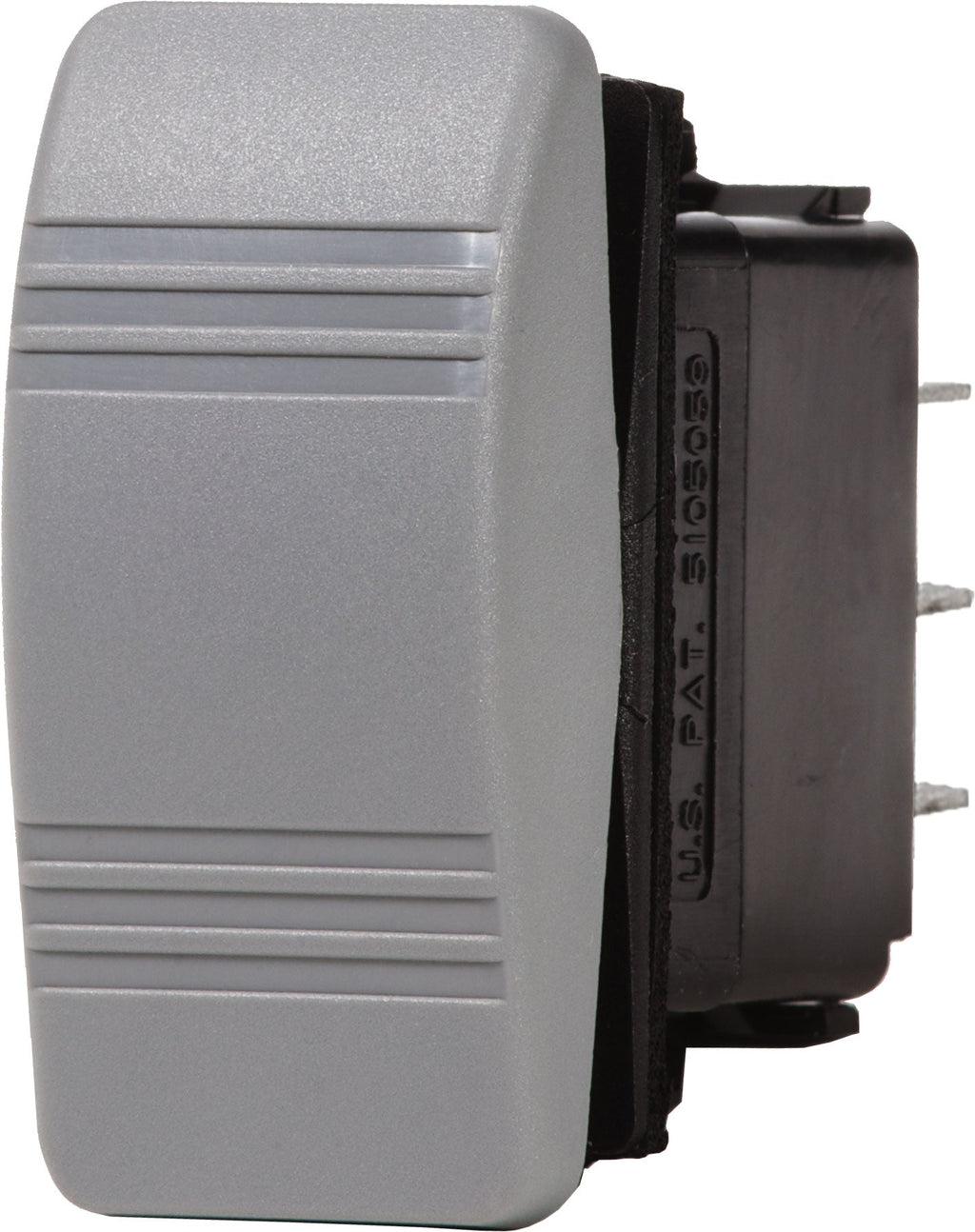 Blue Sea Systems Contura III Water Resistant SPDT (On)-Off-(On) Rocker Switch - Gray or Black