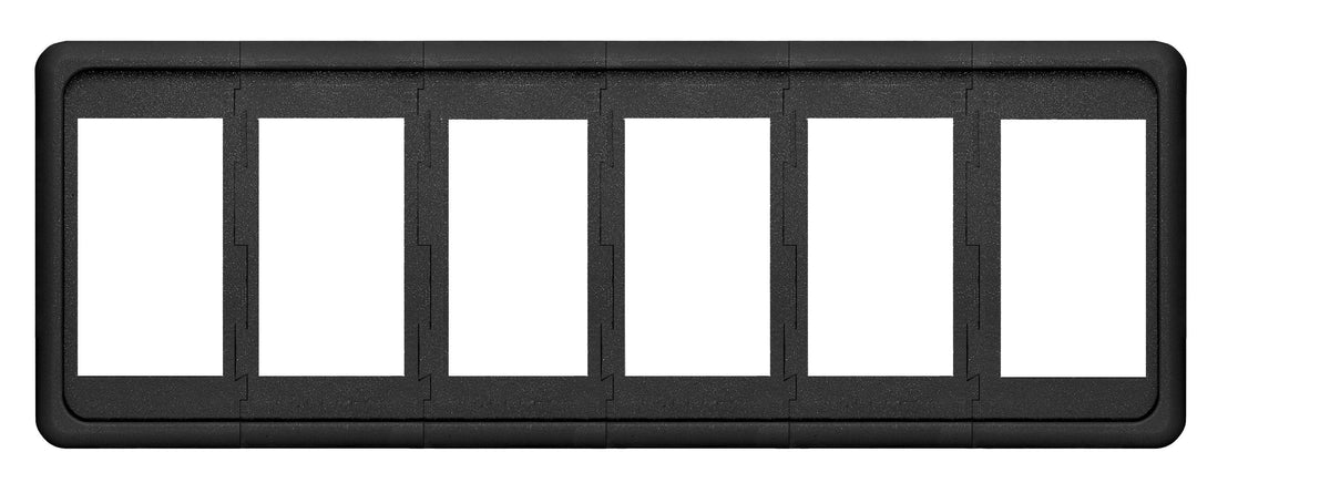 Blue Sea Systems 8260 6 Position Contura Mounting Panel, Nylon, Beige