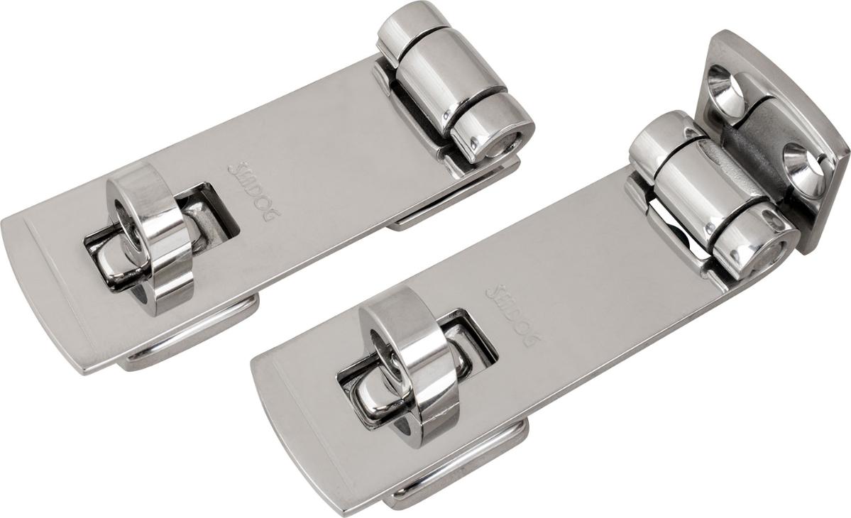 Sea-Dog 221136-1 Heavy Duty Swivel Hasp, Angle Style, 304 Stainless Steel