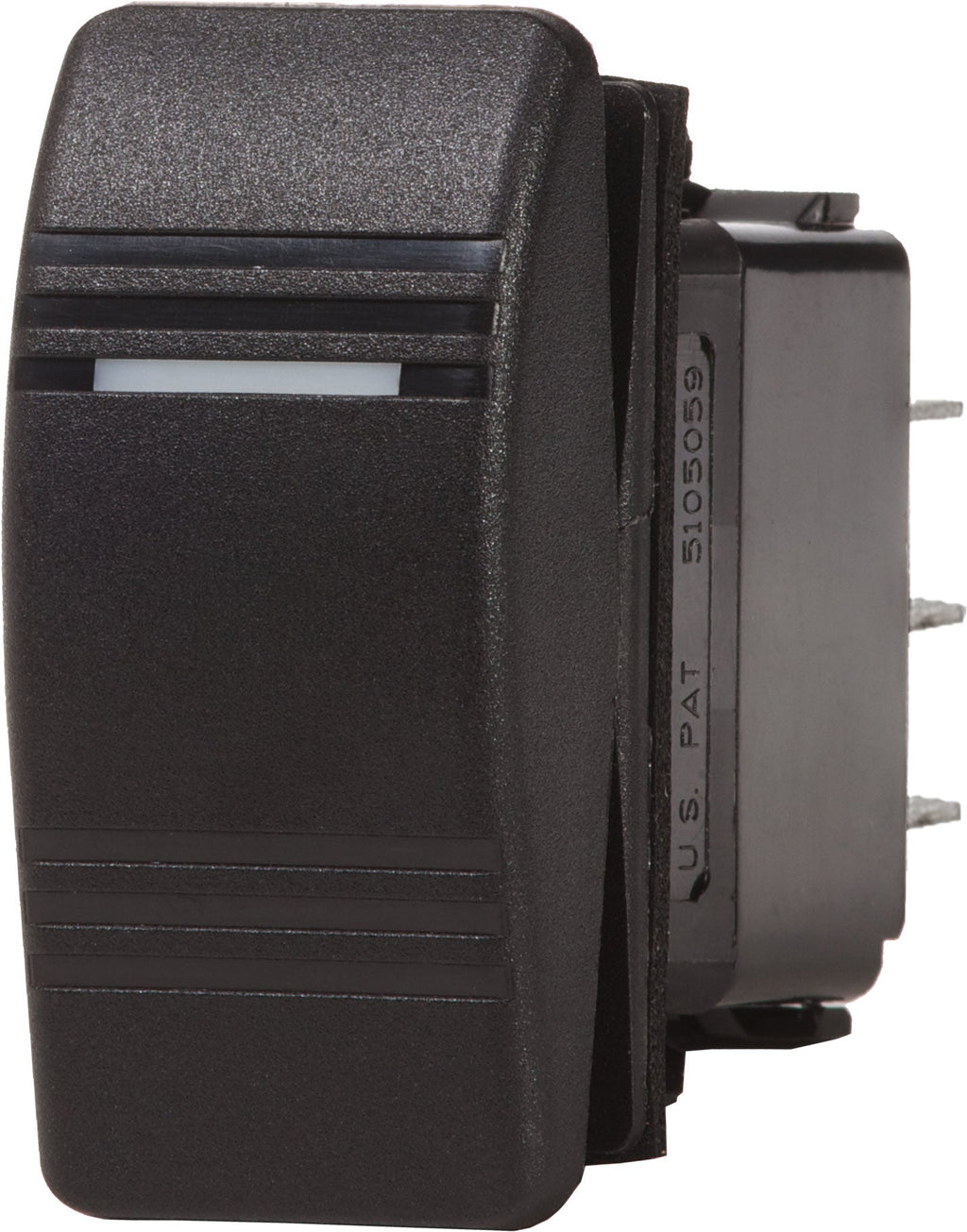 Blue Sea Systems Contura III SPST Rocker Switch, OFF-ON - Gray or Black