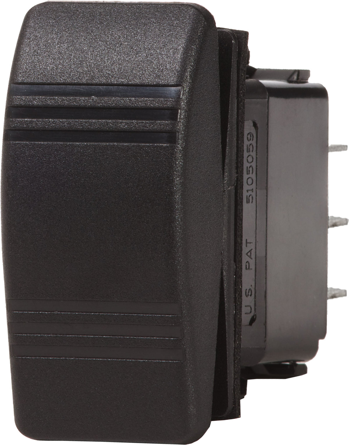 Blue Sea Systems Contura III Rocker Switch 8292, SPST Off-(On) Momentary, Black