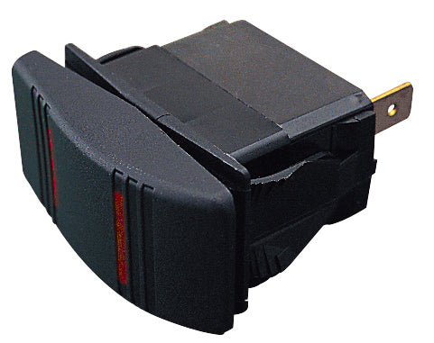Sea-Dog 420211-1 Illuminating Contura Rocker Switch, On/Off SPST, 12 Volt 20 Amp