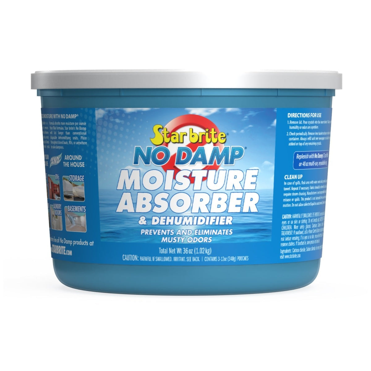 Star brite No Damp Moisture Absorber & Dehumidifier, 12 oz Portable Unit