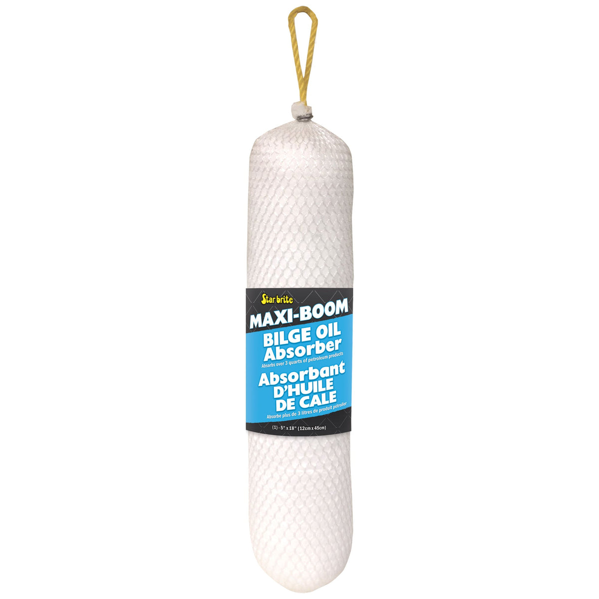 Star brite Maxi-Boom Bilge Oil Absorber, Absorbs Up to 2 Quarts of Oil, Fuel, and Diesel