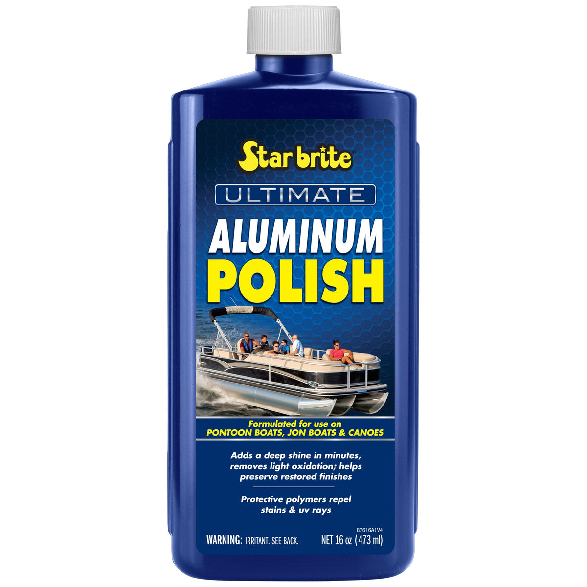 STAR BRITE Ultimate Aluminum Polish for Pontoons, Jon Boats and Canoes, 16 Ounces
