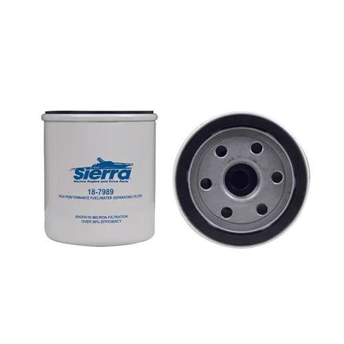 Sierra Fuel Water Separator Filter 18-7989, 10 Micron Cobra EFI, Replaces OMC 502906
