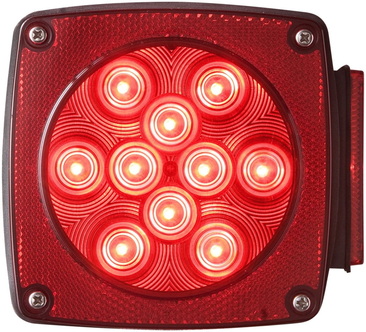 Optronics LED Trailer Tail Lights - Passenger & Driver Side, Red Lens