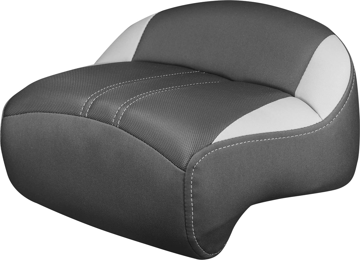 Tempress Pro Casting Boat Seat, Charcoal/Gray/Carbon Vinyl, Fits 5.25 x 5.25 Inch Pedestal Mounts