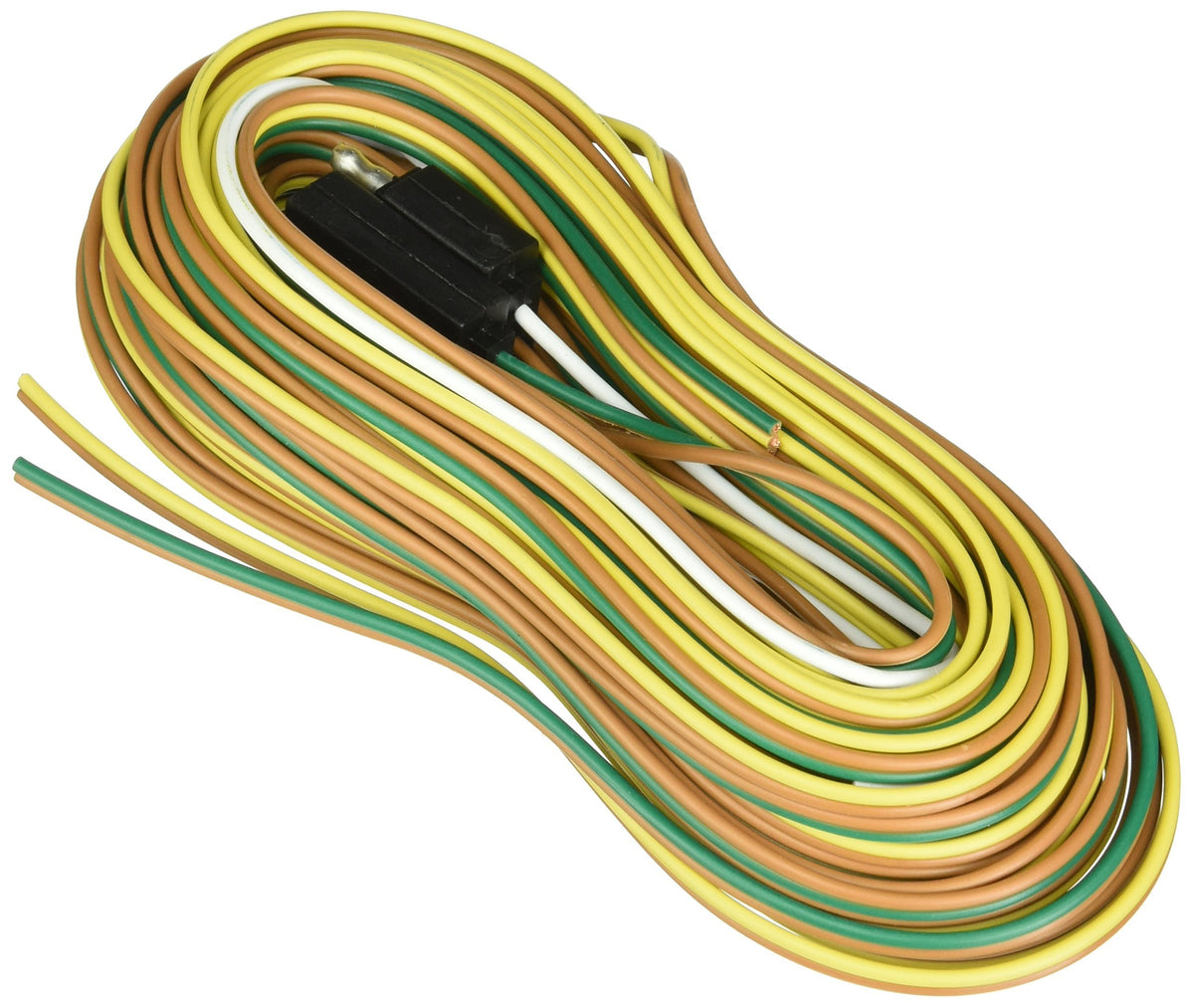 Optronics A25WH 25-Ft 5-Way Wishbone Trailer Wiring Harness with 4-Ft Trunk Connector