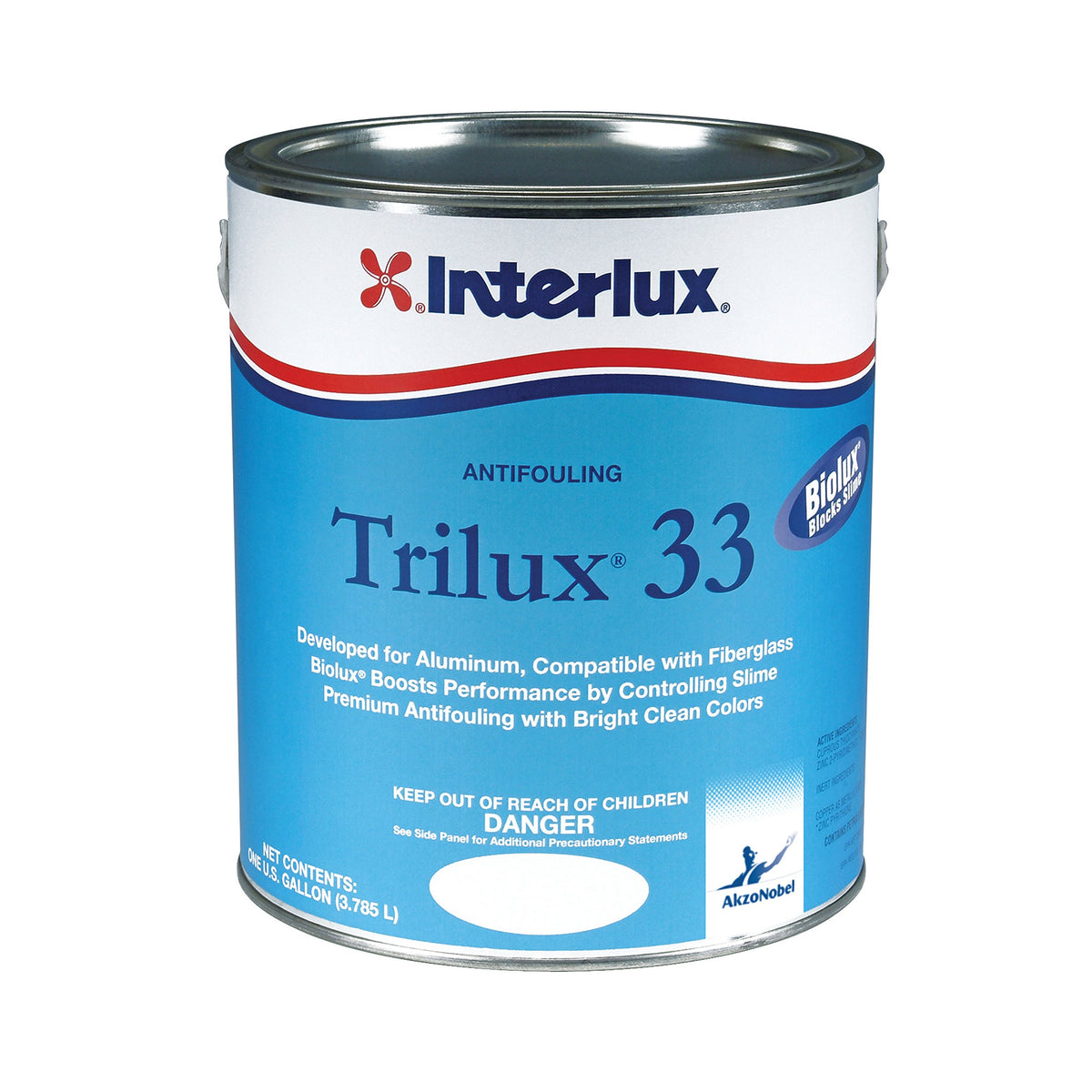 Interlux Trilux 33 Antifouling Bottom Paint - White, 1 Gallon (MPN 5608641)