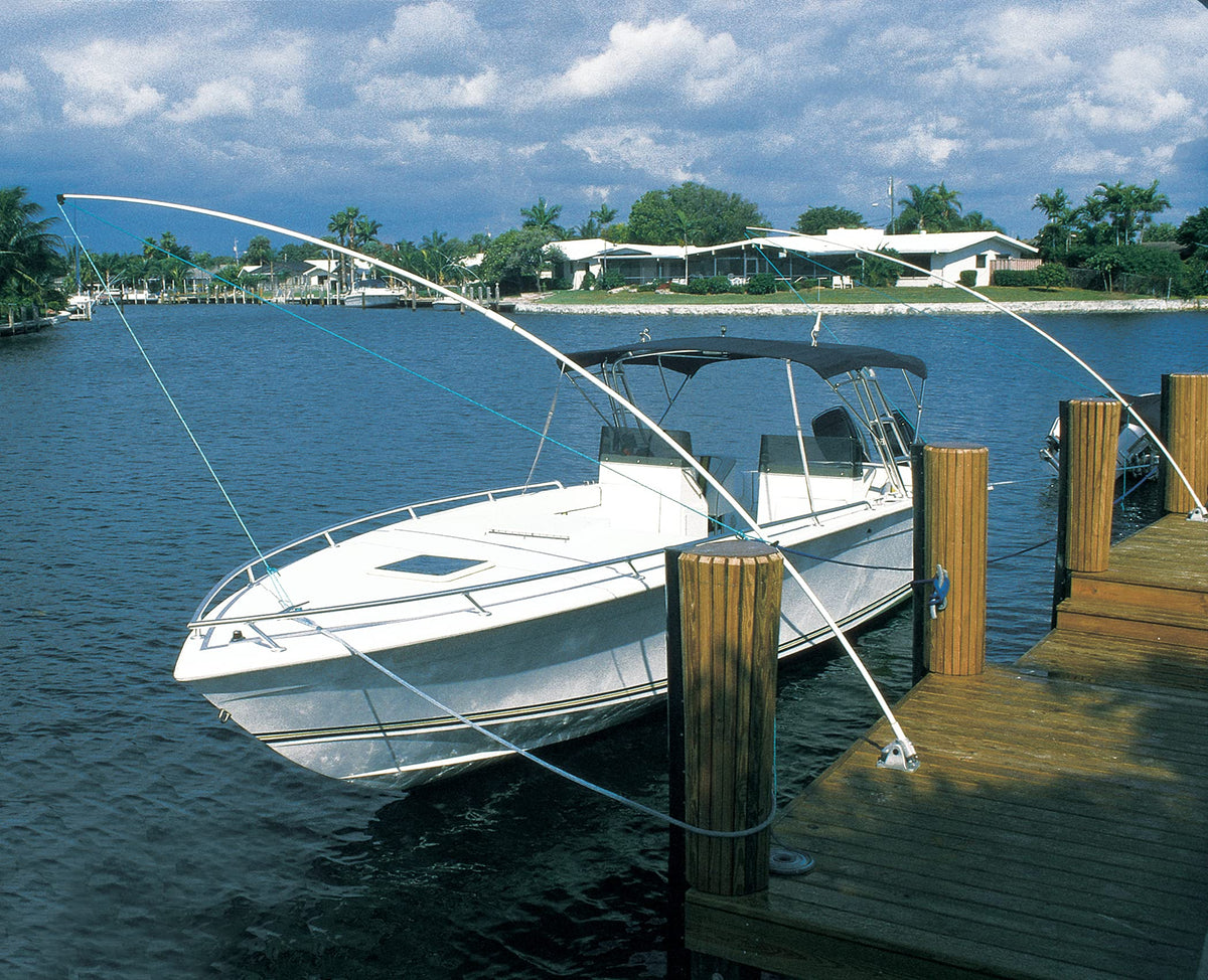 Taylor Made Products Premium Mooring Whip PMW.1400, 14 ft Rocker Arm Base, Boats Up to 33 ft / 20,000 lbs