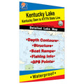 Fishing Hot Spots Kentucky Lake-North Fishing Map L120 (Kentucky Dam to KY/TN Line)
