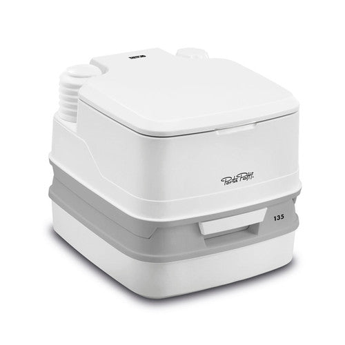 Thetford Porta Potti 135 Portable Marine Toilet, 2.6 Gallon, Model 92861