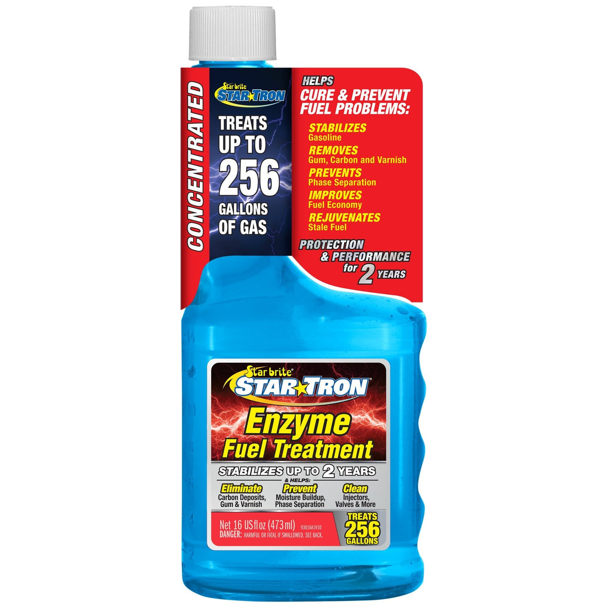 Star brite Star Tron Enzyme Fuel Treatment Gas Formula Concentrate, 8 oz