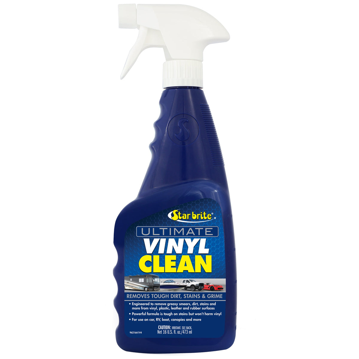 Star brite Ultimate Vinyl Clean Spray 32 oz - Multi-Surface Cleaner for Vinyl, Rubber, Leather, Plastic