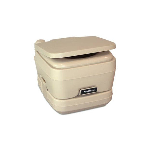 Dometic SaniPottie 962 Portable Toilet, 2.5 Gallon, Parchment