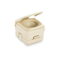 Dometic Sanitation SeaLand 964 Portable Toilet, 2.5 Gallon Holding Tank, Parchment
