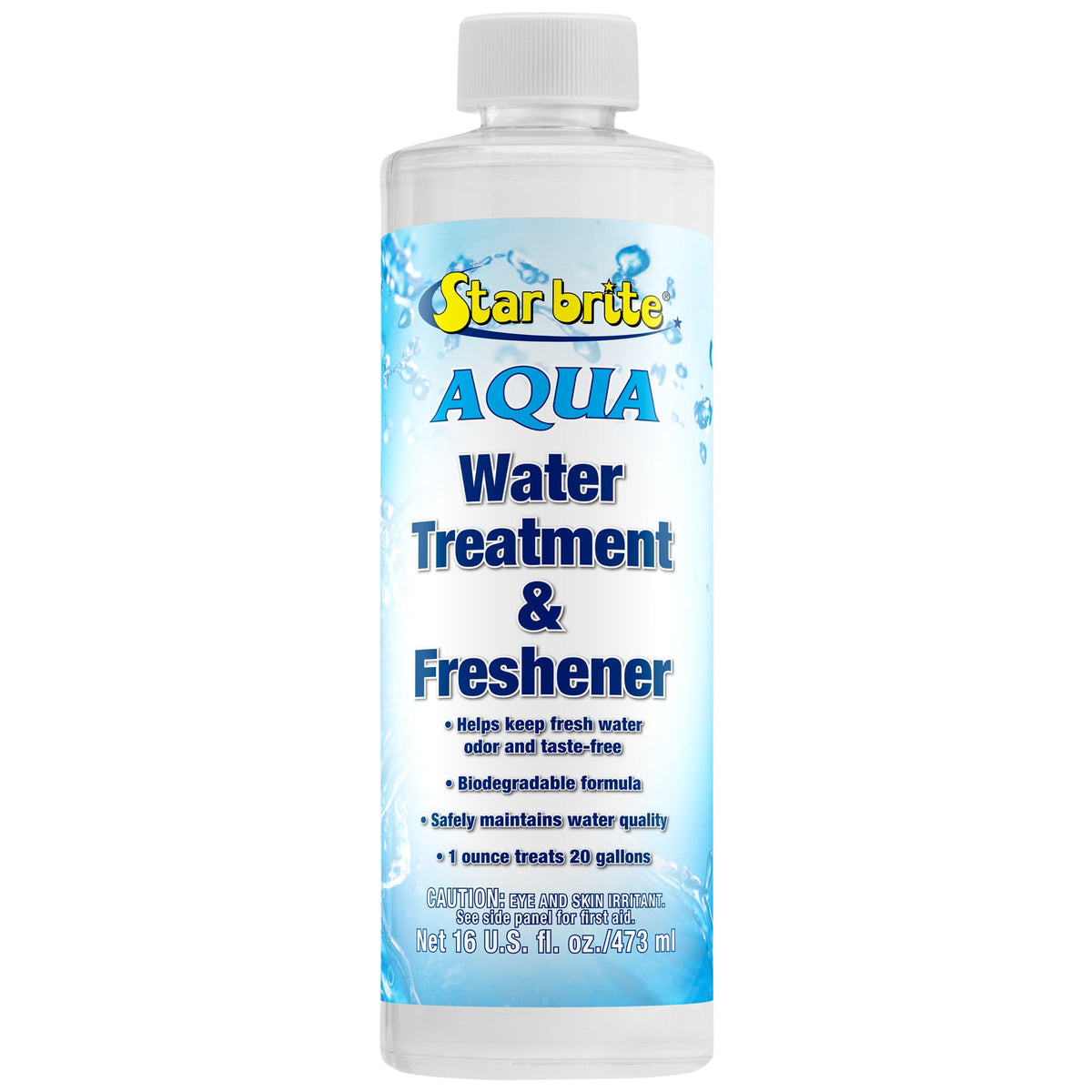 STAR BRITE Aqua Water Treatment & Freshener - 16 oz Potable Water System Freshener, 97016