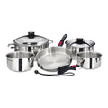 Magma A10-360L-IND 10-Piece Nesting Stainless Steel Cookware Set, Induction Compatible