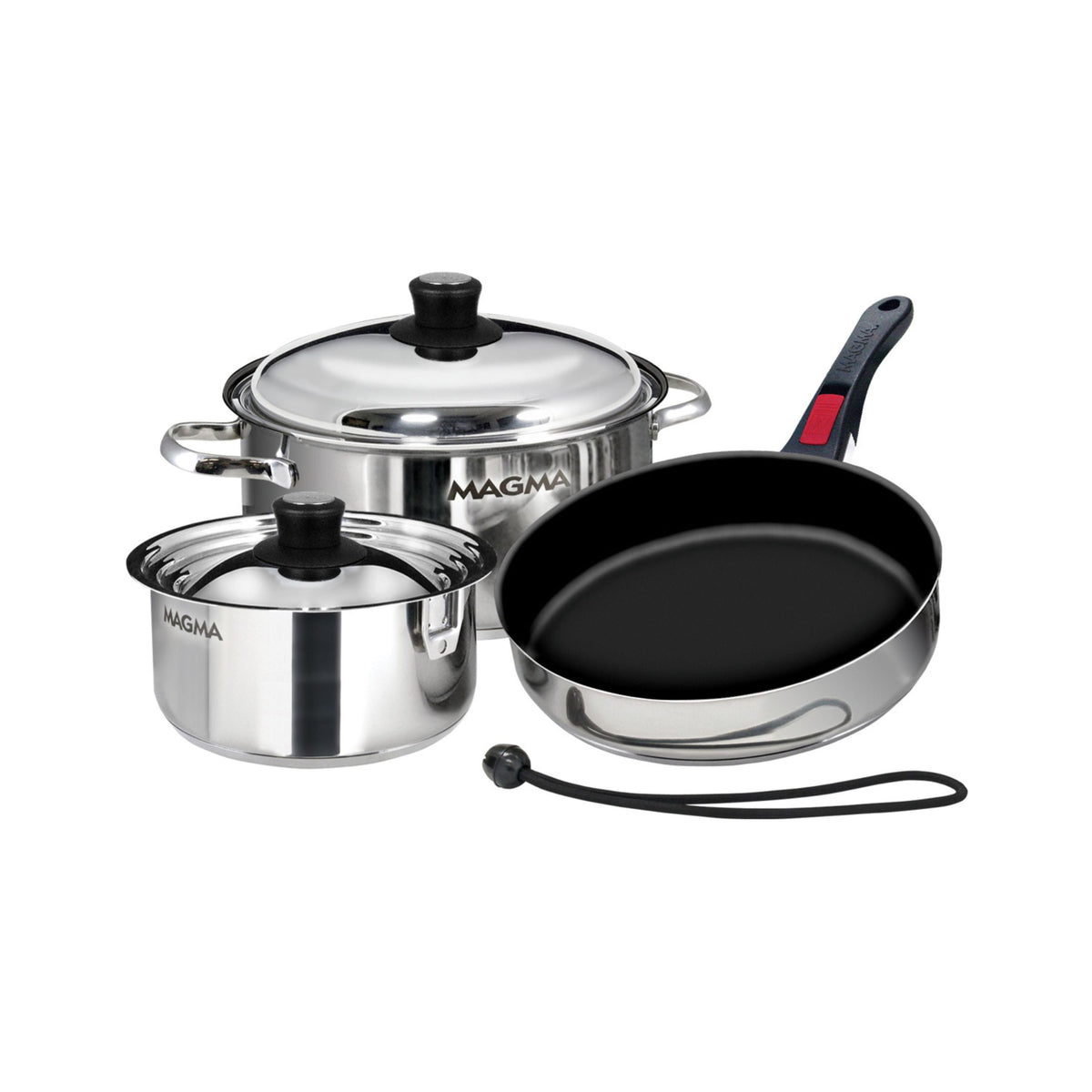 Magma A10-363-2-IND 7-Piece Stainless Steel Non-Stick Nesting Cookware Set