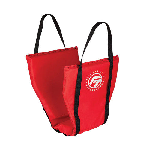 Full Throttle Cove Cushion, Red - Non-USCG Approved Floating Seat Cushion and Boat Fender