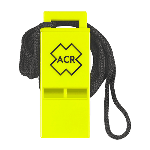 ACR Electronics WW-3 Survival Whistle - USCG/SOLAS Compliant Dual-Tone Rescue Whistle