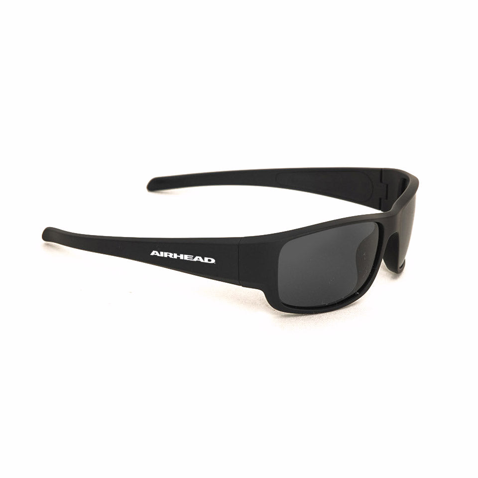 Airhead Sport Floating Sunglasses, Black, Polarized UV-Resistant Watersports Lenses (AHFS-S104)