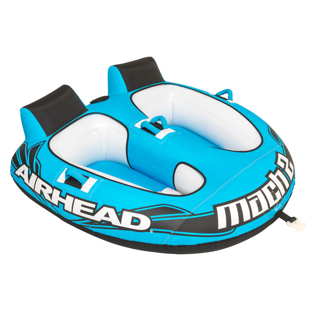 Airhead Mach 2 AHT2M2 2 Person Cockpit Towable Tube for Boating