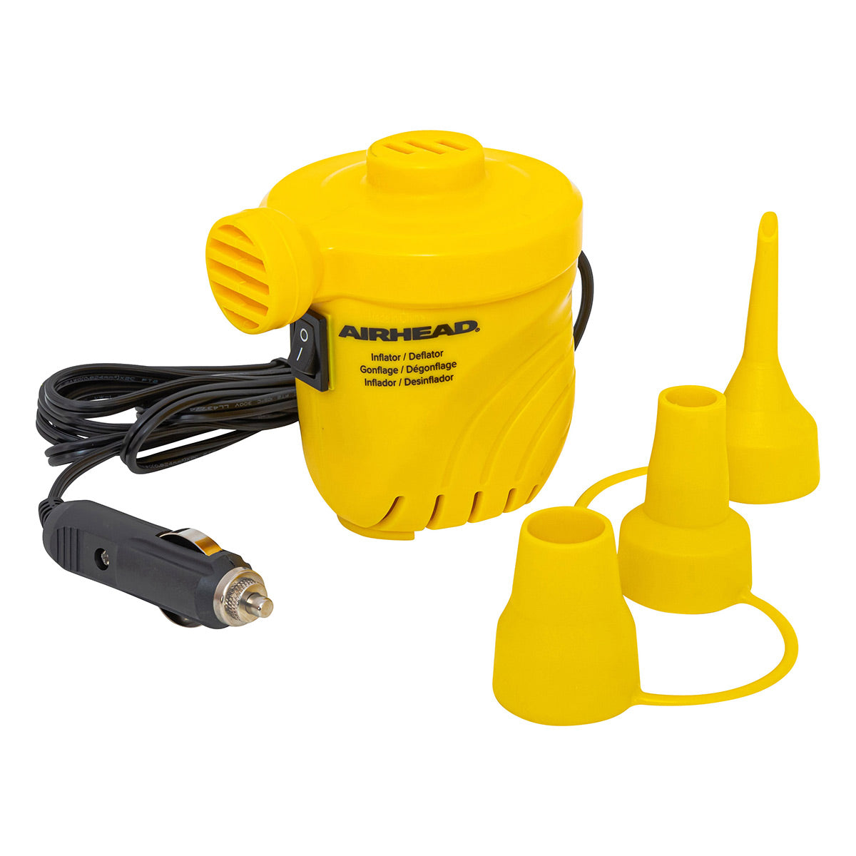 Airhead AHP-12H 12 Volt Portable Air Pump for Towables, Boats and Pool Floats