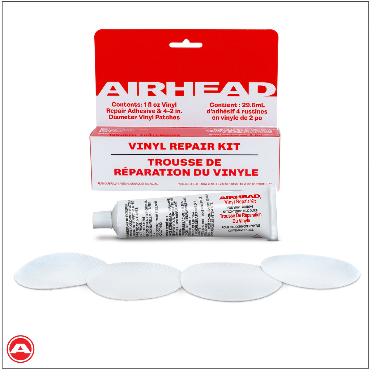 Airhead Vinyl Repair Kit AHRK-1 for Inflatable Boats, Towables, and Pool Toys