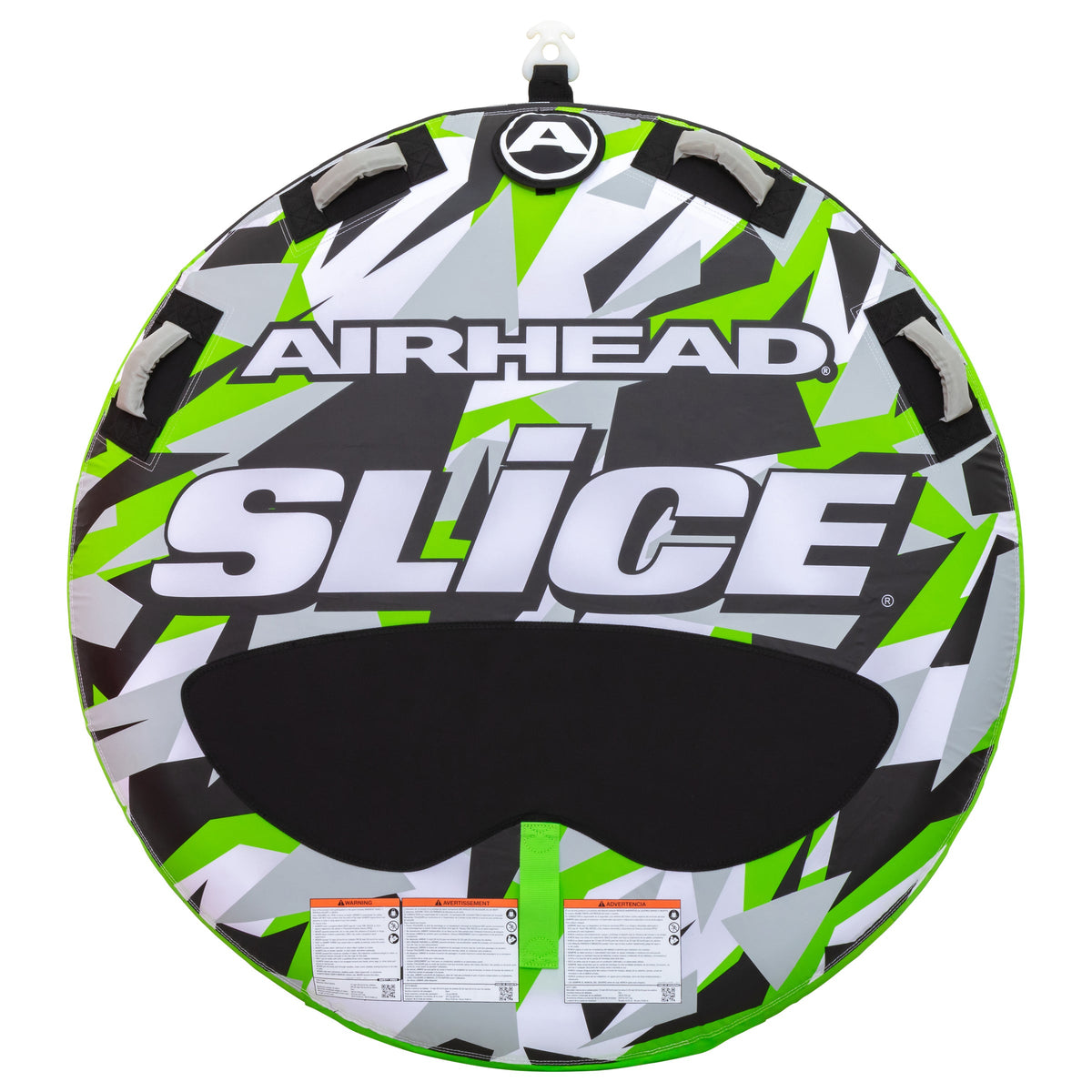 Airhead Slice AHT22SL 1-2 Rider Towable Tube for Boating, Tapered Gusset Design